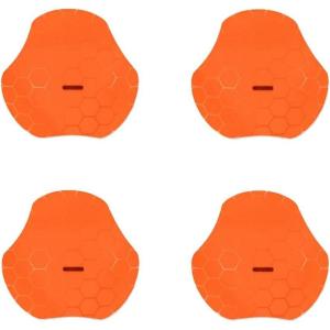 image:imageCamco 42260 RV Cover Gutter Spout Guard Kit with Adhesive RV Cover Reinforcement Strips  Protects Your RVs Gutter Spouts and Aids in RV Cover Installation OrangeGutter Spout Guards Only