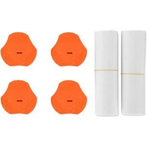 image:imageCamco 42260 RV Cover Gutter Spout Guard Kit with Adhesive RV Cover Reinforcement Strips  Protects Your RVs Gutter Spouts and Aids in RV Cover Installation OrangeGutter Spout Guard Kit