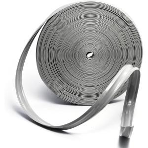 image:imageCamco Vinyl Trim Insert with UV Inhibitors for Extended Life  Replace Cracked and Stained RV Trim Inserts 1 x 100 White 25202Gray