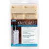 image:imageCamco 43587 Large Knife Safe for Wide ChefStyle Knives Beige  Frees Counter Space  Safely Stores 2 Larger ChefStyle Knives
