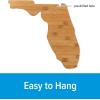 image:imageCamco 53111 Bamboo Cutting Board FloridaShaped  Perfect for Kitchen Use or Wall Decoration  Moisture ResistantFlorida
