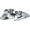 image:imageCamco Mfg 43921 Cookware 10 Pc Set Nesting Stainless SteelStainless Steel