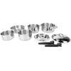 image:imageCamco Mfg 43921 Cookware 10 Pc Set Nesting Stainless SteelStainless Steel