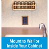 image:imageCamco Mountable Spice Rack  Made of Durable Wood Construction  Includes All mounting Hardware 53099