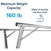image:imageCamco Portable Clothes Drying Rack  Features 3 Horizontal Drying Rods  Extend from 60inches to 95inches Long to Provide Plenty of Drying Space  Light Weight Stainless Steel 51339