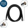 image:imageCamco RVMarine Flexible Replacement Shower Hose  Reinforced Construction  Measures 60Inches  Black 43745