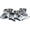 image:imageCamco Mfg 43921 Cookware 10 Pc Set Nesting Stainless SteelStainless Steel