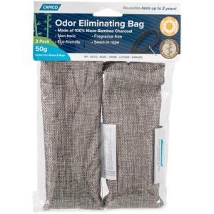 image:imageCamco 44271 Moso Bamboo Charcoal Odor Absorber Bags  Help Any Small Space Smell Fresh Without Fragrance Use  200 Grams1 Count Pack of 2