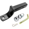 image:imageCamco EazLift Heavy Duty Ball Mount Kit Attaches to 2 Hitch Receiver to Create Ball Mount Location8 Length 2 Drop  Rise 178 Ball3500 lb Tow RatingDurable Powder Coated Steel 482739 Length  4 Drop  2  Rise