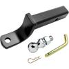 image:imageCamco EazLift Heavy Duty Ball Mount Kit Attaches to 2 Hitch Receiver to Create Ball Mount Location8 Length 2 Drop  Rise 178 Ball3500 lb Tow RatingDurable Powder Coated Steel 482739 Length  4 Drop  2  Rise