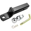 image:imageCamco EazLift Heavy Duty Ball Mount Kit Attaches to 2 Hitch Receiver to Create Ball Mount Location8 Length 2 Drop  Rise 178 Ball3500 lb Tow RatingDurable Powder Coated Steel 482738 Length  2 Drop   Rise
