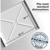 image:imageCamco 205Inches x 24Inches Dishwasher Drain Pan Black  Protects Your Floor Cabinets and Walls from Leaking Dishwashers  Directs Water to The Front for Easy Leak Identification 20601White