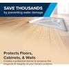 image:imageCamco 205Inches x 24Inches Dishwasher Drain Pan Black  Protects Your Floor Cabinets and Walls from Leaking Dishwashers  Directs Water to The Front for Easy Leak Identification 20601Black